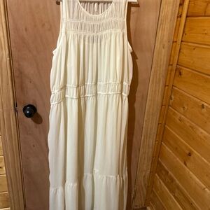 A New Day Cream Maxi Dress
